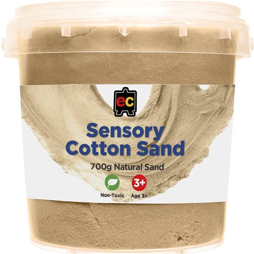 EC Sensory Cotton Sand 700g Tub Natural | Better Office