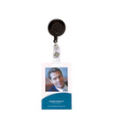 Id Retractable Card Holder Rexel With 750mm Strap Black