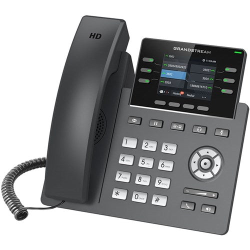 Grandstream GRP2613 6 Line Corded Desk IP Phone Grey