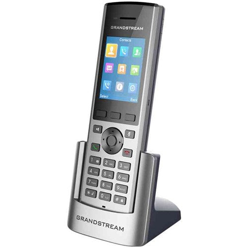 Grandstream DP730 High-Tier DECT Cordless IP Phone Silver And Grey