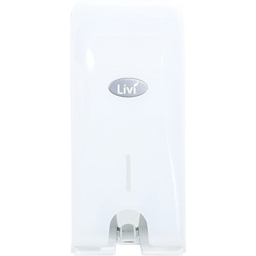 Livi Toilet Roll Dispenser Double White