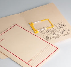 TUBECLIP FILE AVERY F/C BUFF PRINTED BLUE