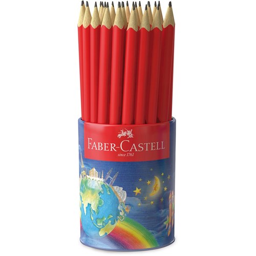 Faber-Castell Graphite Pencil Junior Triangle HB Tin Cup of 50 | Better Office