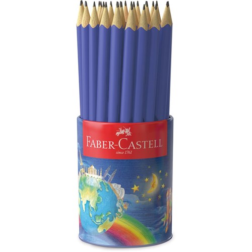 Faber-Castell Graphite Pencil Junior Triangle 2B Tin Cup of 50 | Better Office