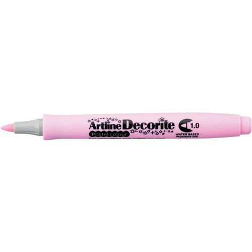 Artline Decorite Pastel Markers Bullet 1.0mm Pink Box Of 12