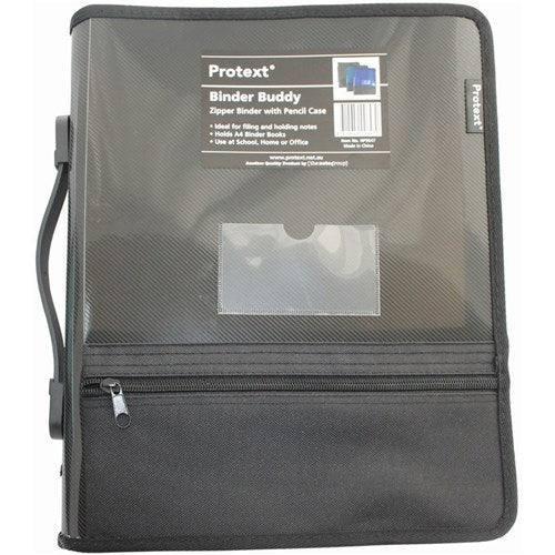 Protext Zipper Insert Binder A4 2D 25mm Smoke | Better Office