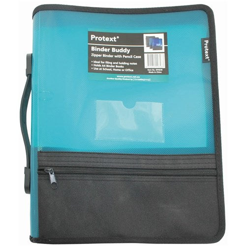 Protext Zipper Insert Binder A4 2D 25mm Aqua | Better Office