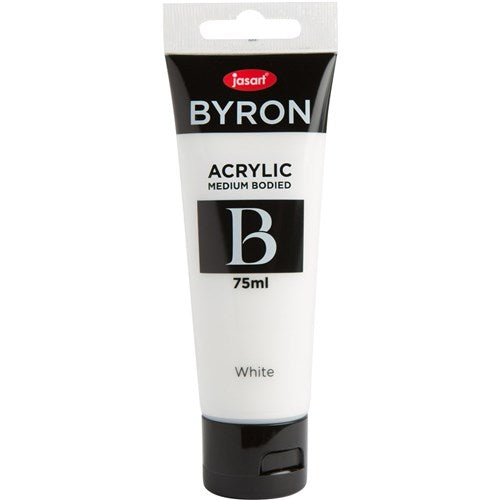 Jasart Byron Acrylic Paint 75ml White