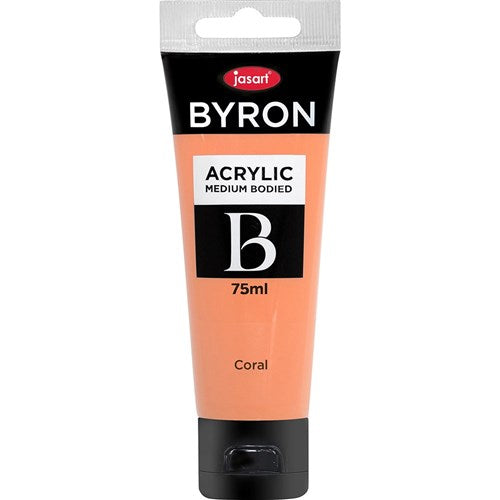 Jasart Byron Acrylic Paint 75ml Coral