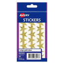 LABEL AVERY F/P STARS GOLD LARGE 932353