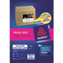 Sp- Label Avery Laser L7768 Gloss 2l 199.6x143.5mm 25'S (PK)