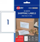 Sp- Label Avery L7175 105x148mm Shipping 1up White Pk25