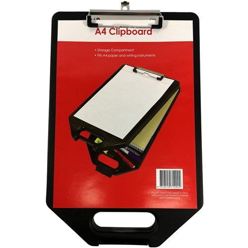 Stat Clipboard A4 Storage Black