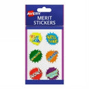 Sp- Merit Stickers Avery Paint Splats Round Permanent Pk96 Hs