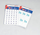 Sp- Label Quik Stik F/P Stars Silver (PK10)