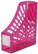 Magazine Stand Italplast Tinted Pink