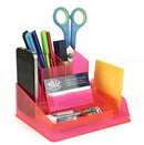 DESK ORGANISER ITALPLAST NEON RED