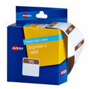Labels Avery Dispenser 24x24mm Thursday Freezer-Safe Bx100