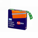 Sp- Labels Colour Coding Avery 25x38mm R Side Tab Light Green Bx500