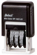 STAMP DESKMATE SELF INKING MINI DATE 3MM