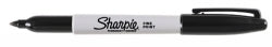 MARKER SHARPIE PERMANENT FINE 1.0MM BLACK (B/C ON ITEM) BX12