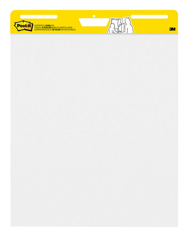 EASEL PAD POST-IT 559SSN 635X774 WHITE