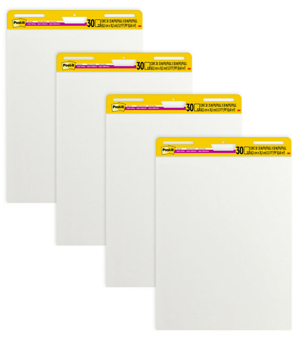 EASEL PAD POST-IT 559-VAD 635X775MM WHITE PK4