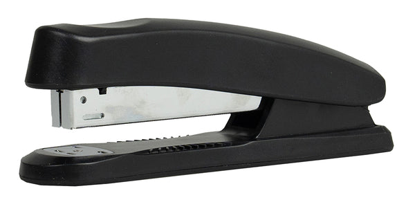 STAPLER STAT 26/6 HALF STRIP BLACK PLASTIC