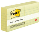 Notes Post-It 76x766mm 630-6pk Lined Yellow 100 Sheets Pk6