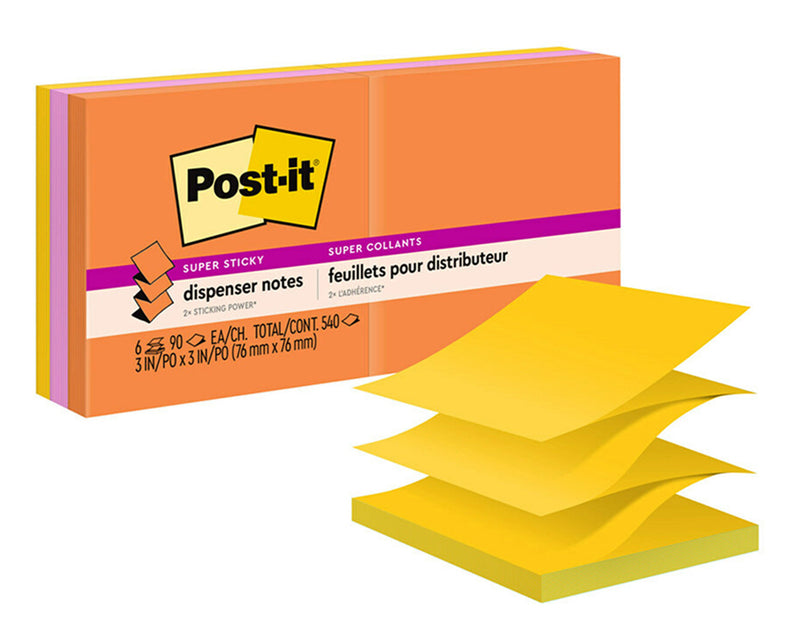 NOTES SUPER STICKY POST-IT 76x76MM R330-6SSUC POP UP RIO DE JANEIRO PK6