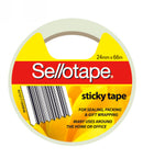 TAPE STICKY SELLOTAPE 24MMX66M