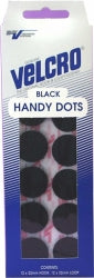 TAPE VELCRO HOOK & LOOP HANDY DOTS BLACK H/SELL