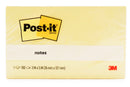 Notes Post-It 76x127mm 655-1cy Yellow 100 Sheets (PK12)