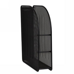 MAGAZINE STAND ITALPLAST BLACK MESH