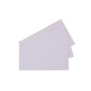 SYSTEM CARDS QUILL 6X4 RULED WHITE PK100