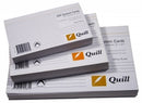System Cards Quill 8x5 Ruled White Pk100