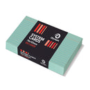 System Cards Olympic 5x3 Ruled Green Pk100