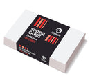 System Cards Olympic 5x3 Plain White Pk100