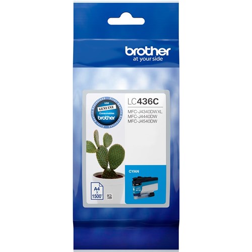 Brother LC-436C Ink Cartridge Cyan