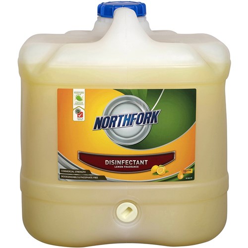 Northfork GECA Commercial Strength Disinfectant Lemon Fragrance15 Litres | Better Office