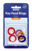 Key Head Identification Rings Kevron Assorted Colours (PK5)