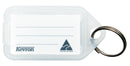 Key Tags Kevron Giant Clear Pk25