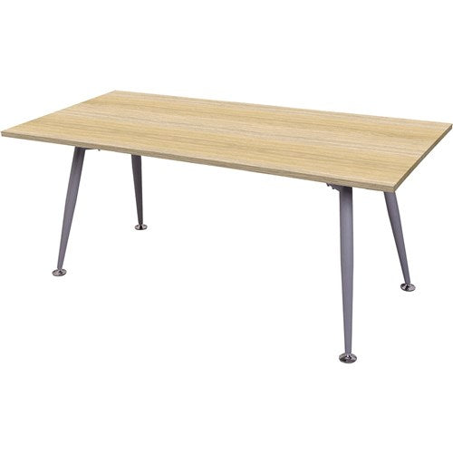 Rapidline Rapid Span Meeting Table 1800W x 750D x 730mmH Oak Top Silver Frame