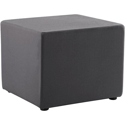 Rapidline Mars Upholstered Square Ottoman Charcoal