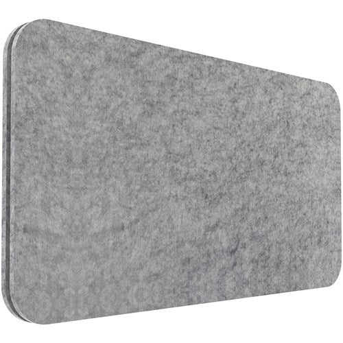 Rapidline Desk Mounted Eco Panel Screen 740W x 27D x 400mmH Marble Grey