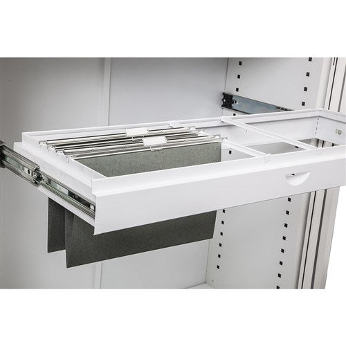 Rapidline Go Steel Tambour Accessory Roll Out File Frame 695W x 360D x 95mmH White