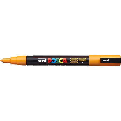 Uni Posca PC-3M Paint Marker Fine 1.3mm Bullet Tip Bright Yellow
