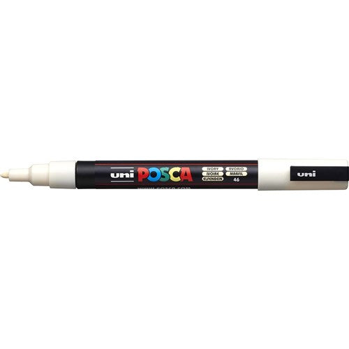 Uni Posca PC-3M Paint Marker Fine 1.3mm Bullet Tip Ivory