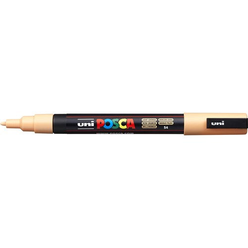 Uni Posca PC-3M Paint Marker Fine 1.3mm Bullet Tip Light Orange