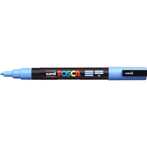 Uni Posca PC-3M Paint Marker Fine 1.3mm Bullet Tip Sky Blue